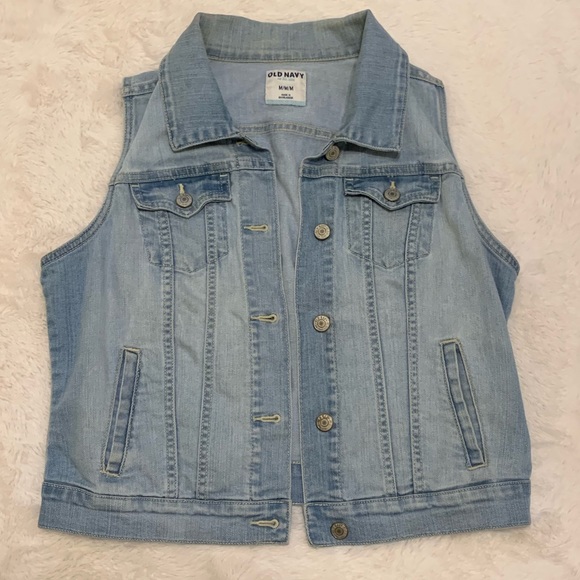 jean vest old navy